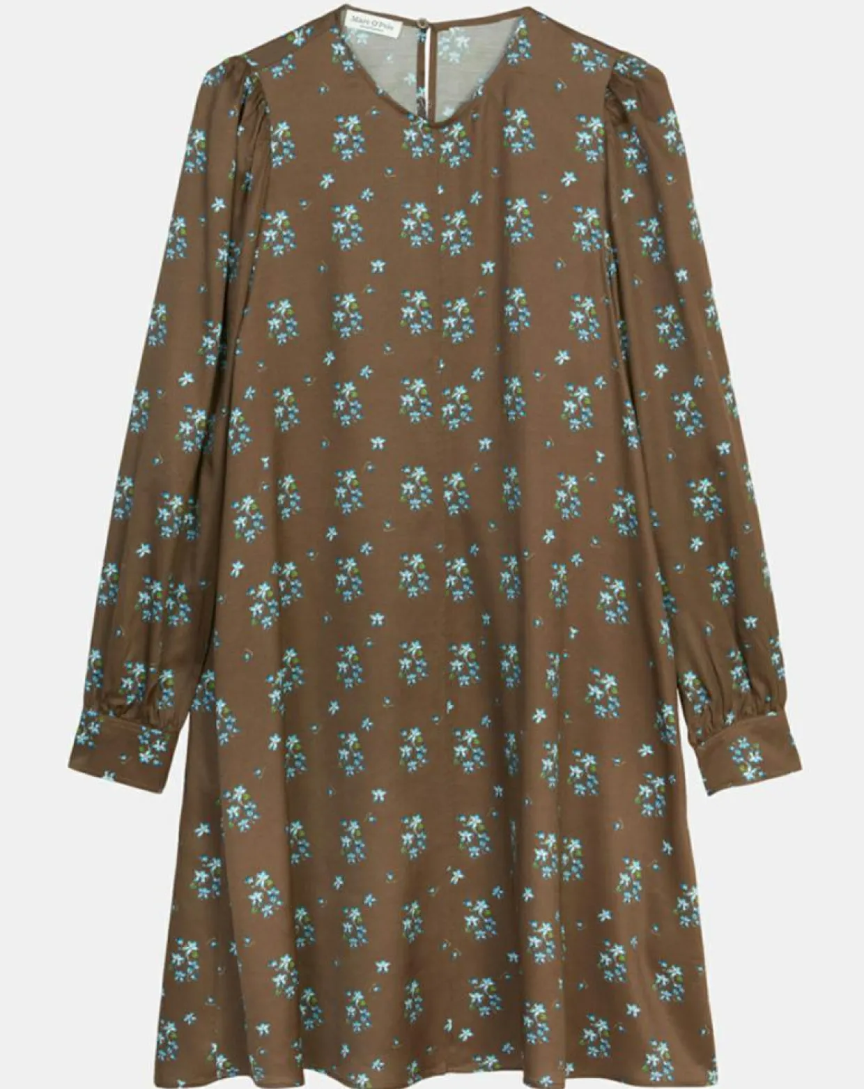 Femme Marc O'Polo Robes^Robe medium imprimée marron