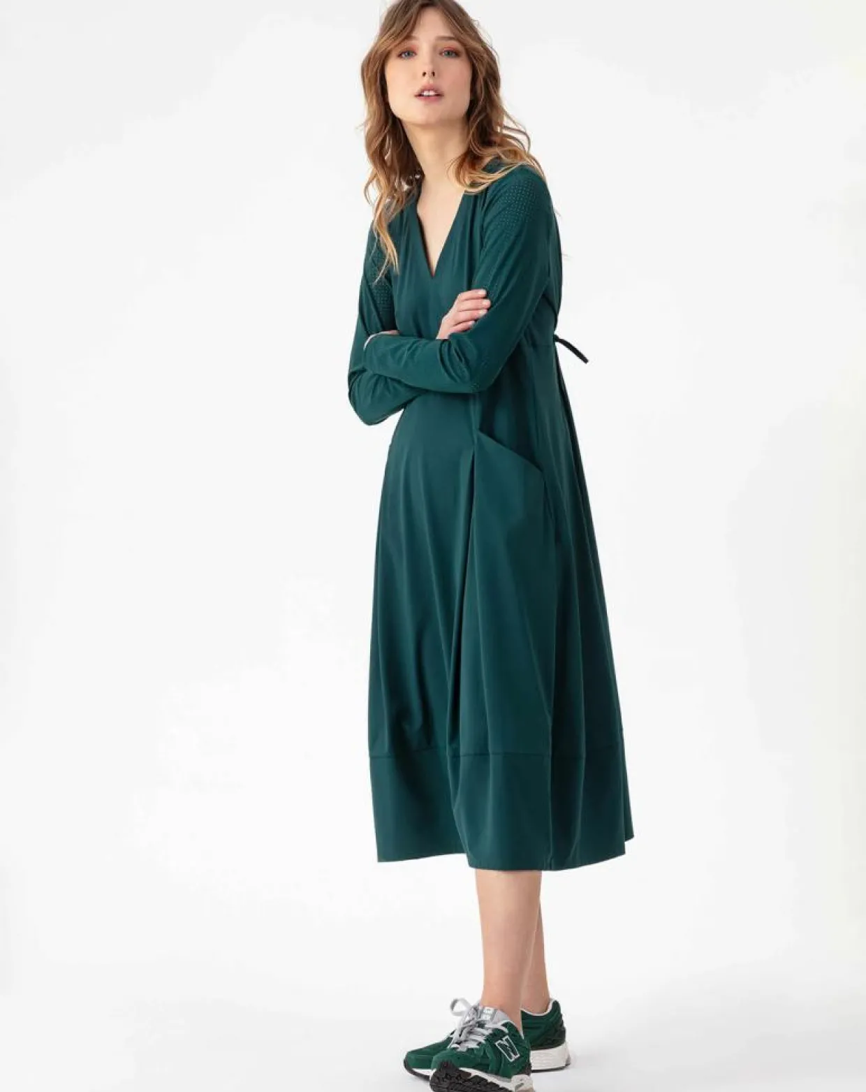 Robe Meora emeraude-Indies Online