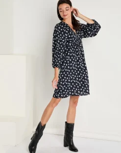 Robe Michelle à fleurs marine-See u Soon Outlet
