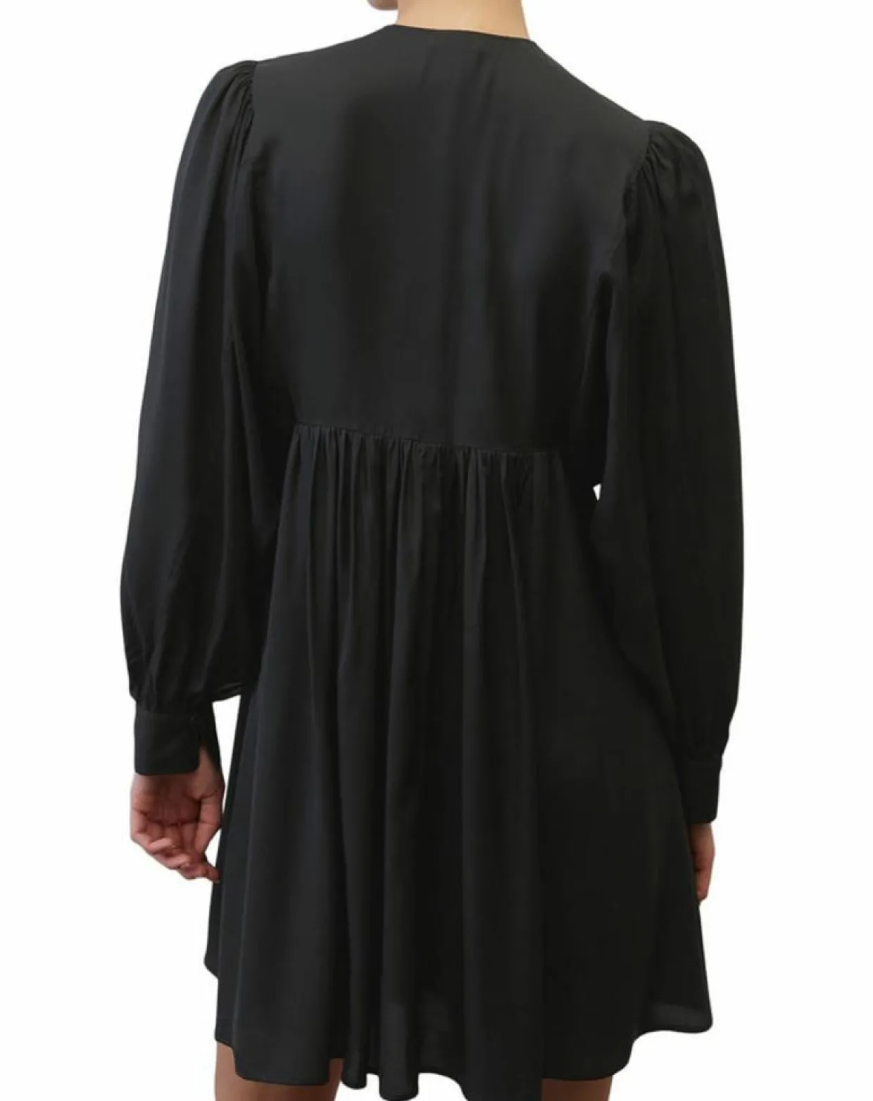 Femme Marc O'Polo Robes^Robe midi col V noir