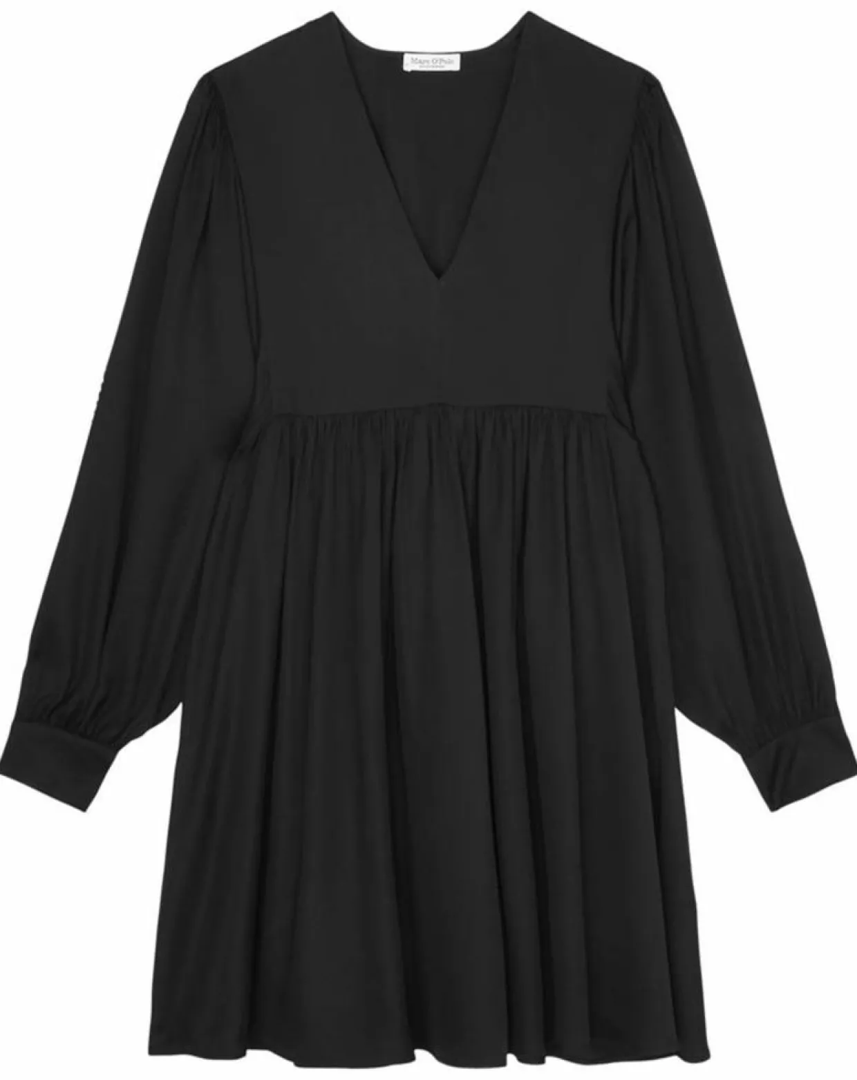 Femme Marc O'Polo Robes^Robe midi col V noir