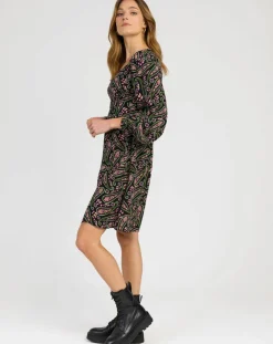 Femme An'ge Robes^Robe Molly paisley noir