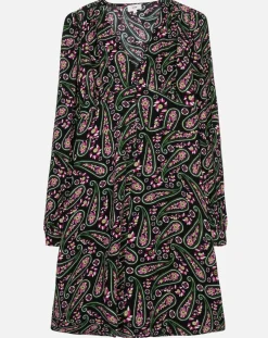 Femme An'ge Robes^Robe Molly paisley noir