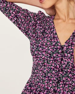 Femme La Petite Etoile Robes^Robe Nasiria imprimée mauve