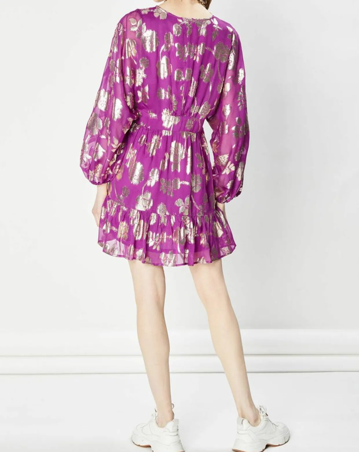 Robe Nida fushia-La Petite Etoile Clearance
