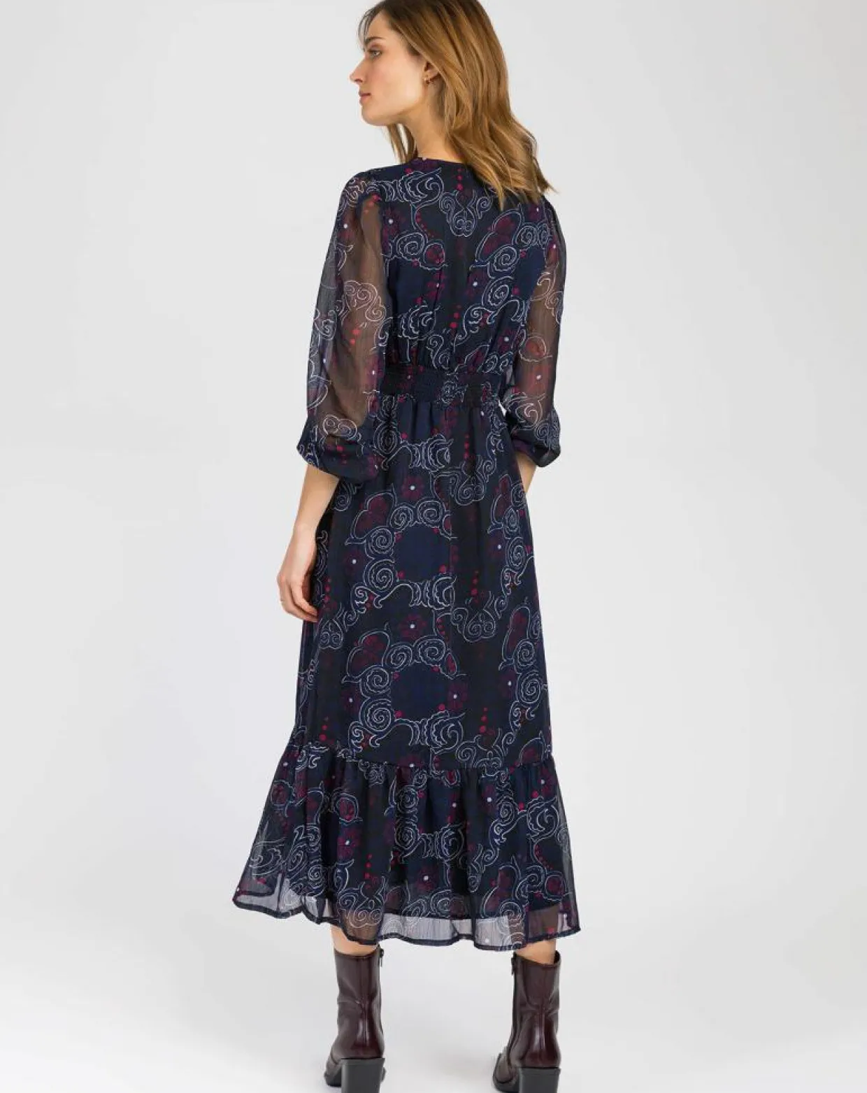 Femme An'ge Robes^Robe Oclande hilda bleu