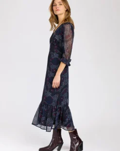 Femme An'ge Robes^Robe Oclande hilda bleu