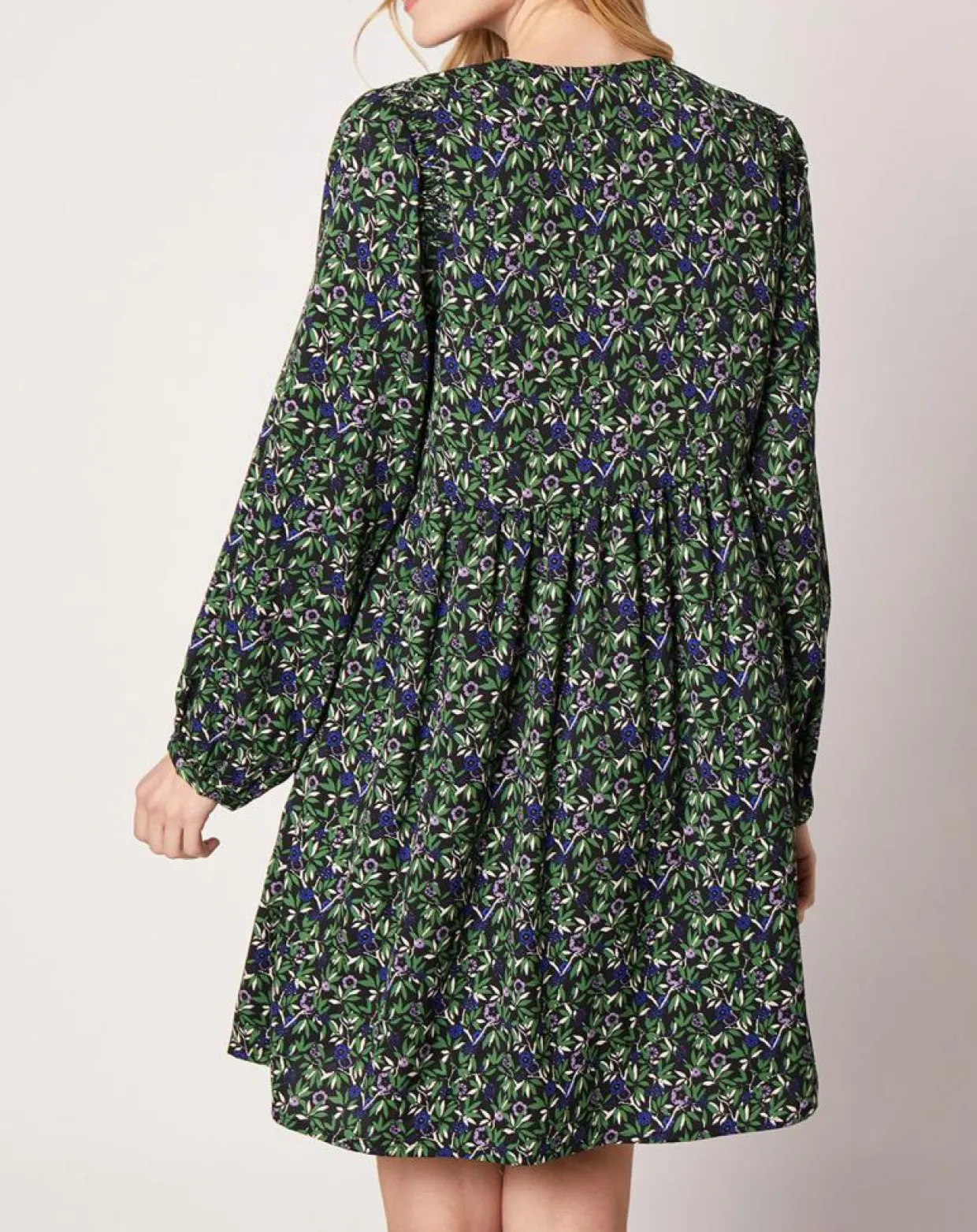 Femme An'ge Robes^Robe Omar imprimée vert forêt