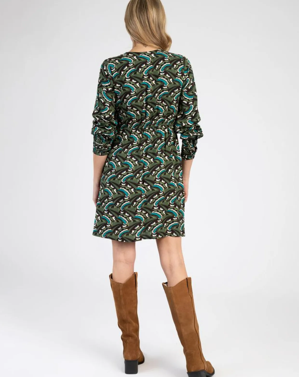 Robe Ostina usha olive-An'ge Discount