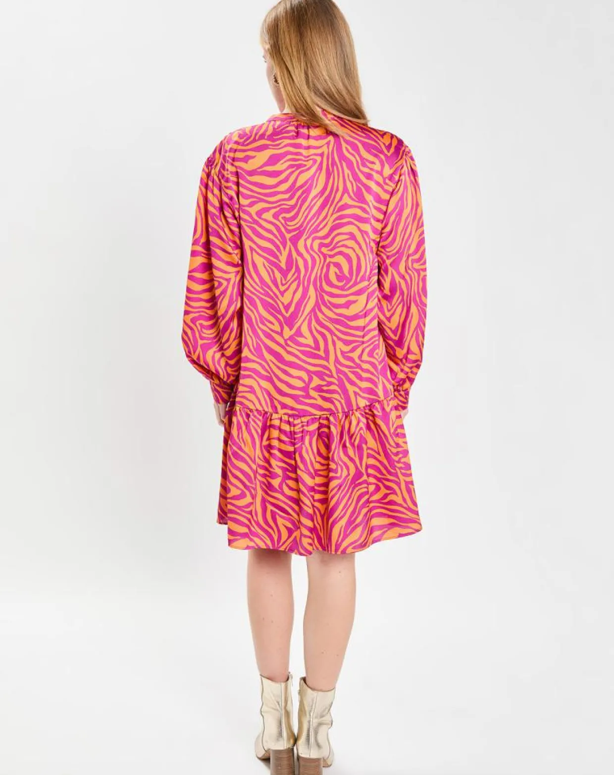 Robe Oversize Sirop 2 orange/violet-Galeries Lafayette Clearance