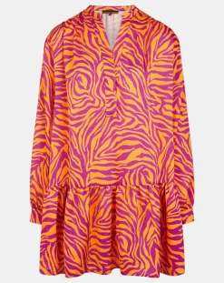 Robe Oversize Sirop 2 orange/violet-Galeries Lafayette Clearance