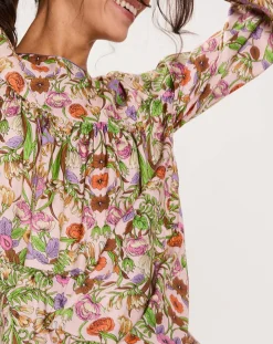 Robe Paisley imprimée rose/multicolore-Manoush Clearance