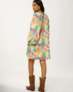 Robe Palm Springs print-Manoush Clearance