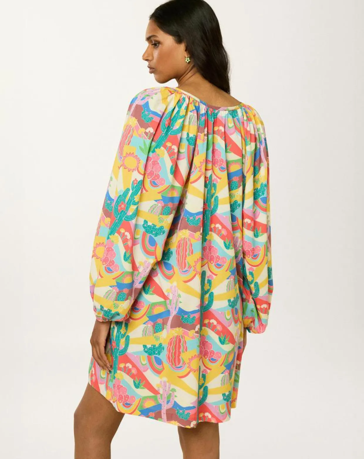 Robe Palm Springs print-Manoush Clearance