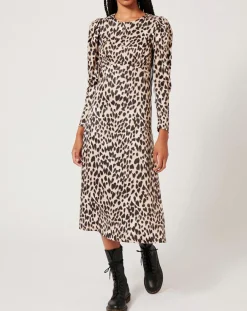 Femme Manoush Robes^Robe Panthère Coeur léopard