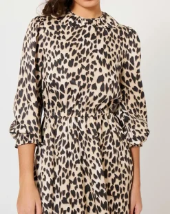 Robe Panthère Coeur léopard-Manoush