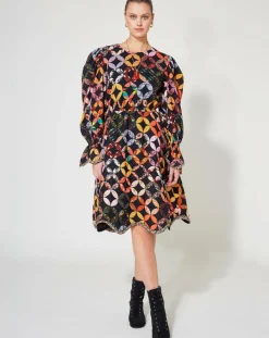 Robe Patchwork 70 noire-Manoush Online