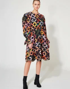 Robe Patchwork 70 noire-Manoush Online