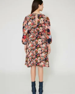 Robe Patchwork encre-Manoush Online