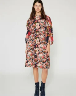 Robe Patchwork encre-Manoush Online