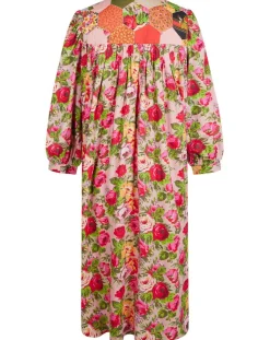 Femme Manoush Robes^Robe Patchwork rose