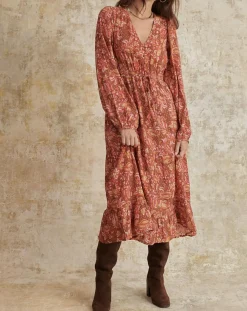 Robe Pauline camel-Garance Paris Sale