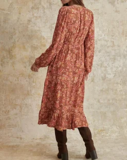 Robe Pauline camel-Garance Paris Sale