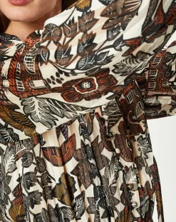 Robe print fleurs maison écru/multicolore-Scotch & Soda New