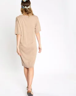 Femme Esprit Robes^Robe pull cr beige