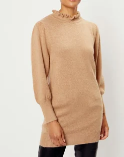 Robe Pull en Angora & Laine mélangés Iris beige-See u Soon Discount
