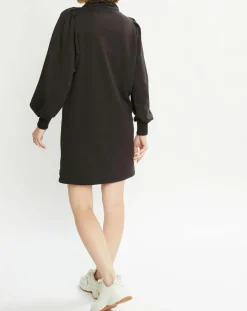 Robe Pull en Coton Bio mélangé zippée anthracite-Scotch & Soda Online
