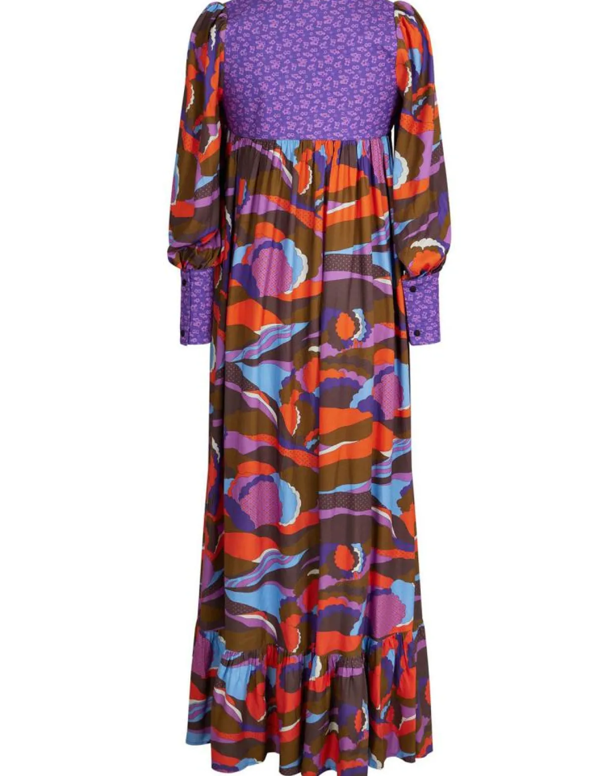 Femme Manoush Robes^Robe Purple Country print lila
