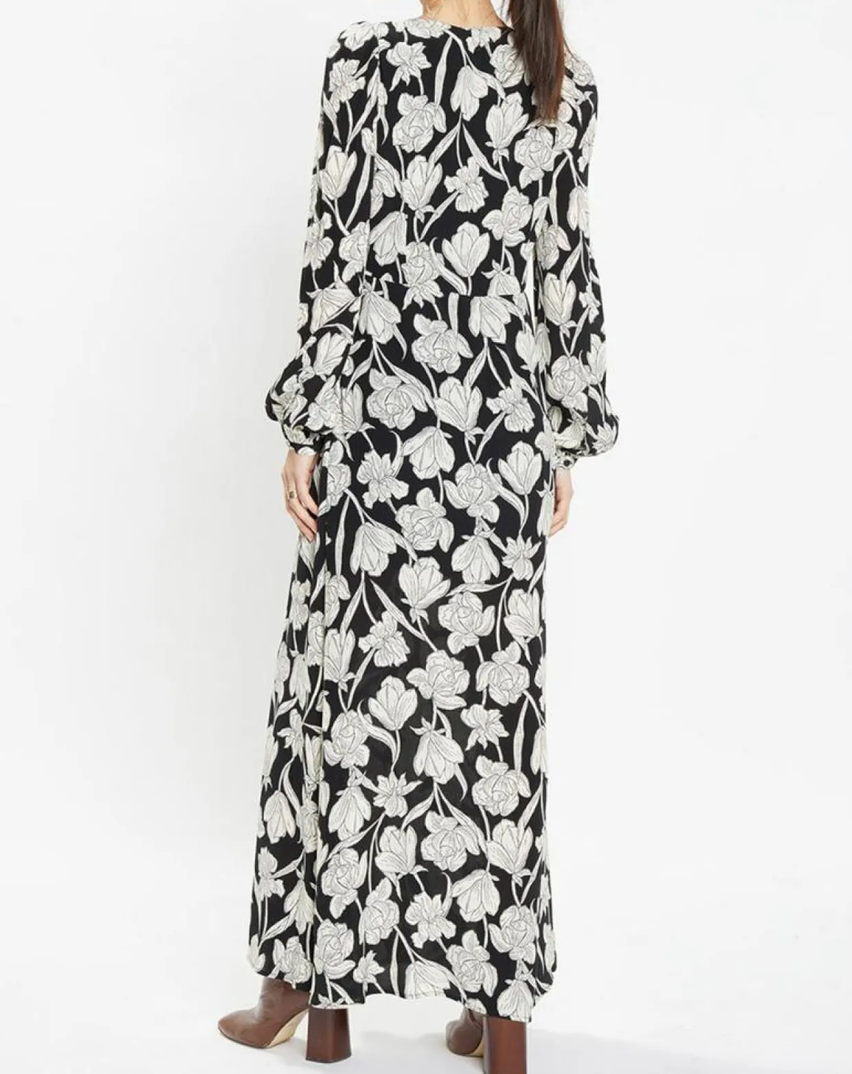 Robe Rabira noire-Zapa