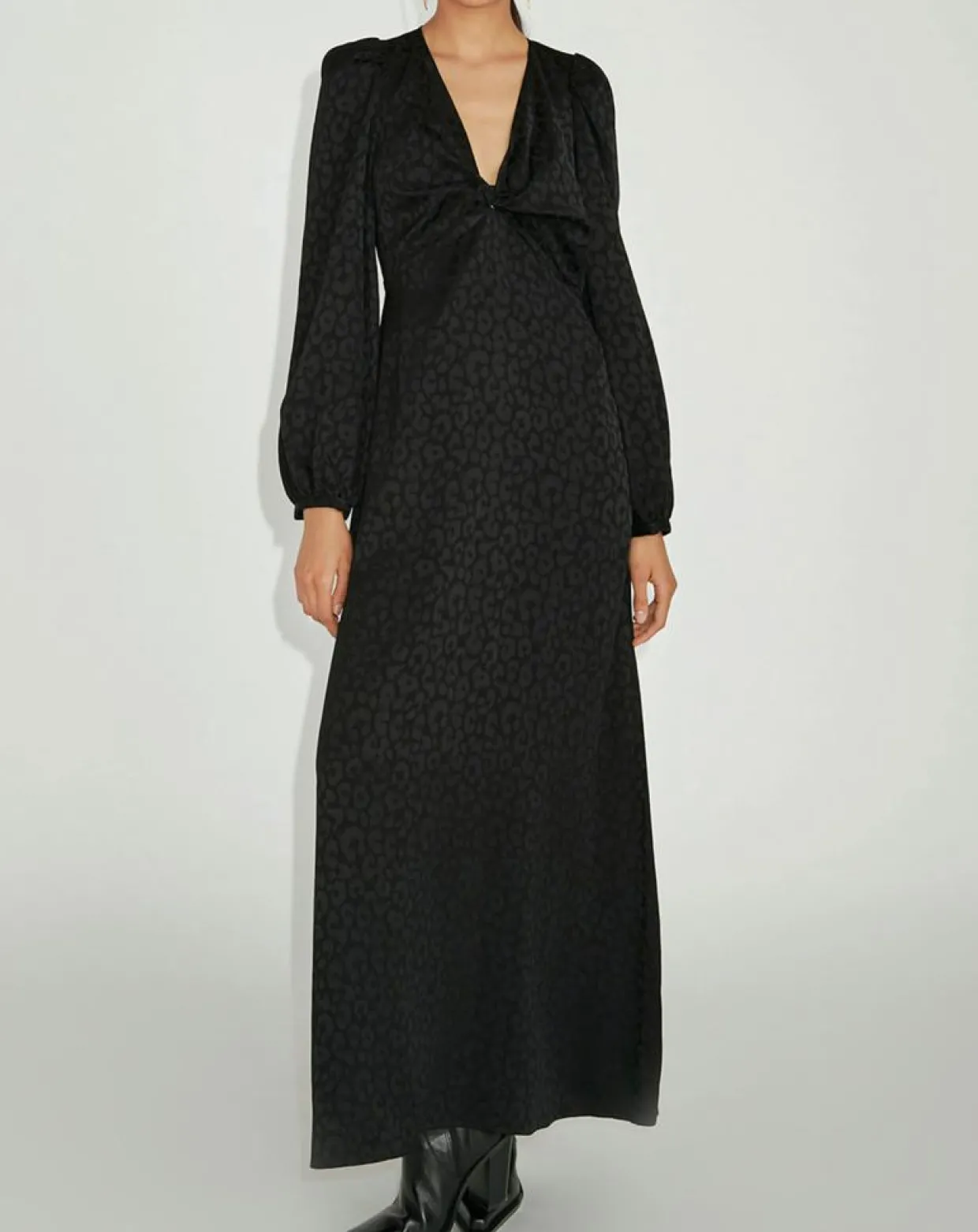 Robe Rabira noire-Zapa Best