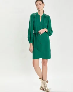 Femme La Petite Etoile Robes^Robe Rea verte