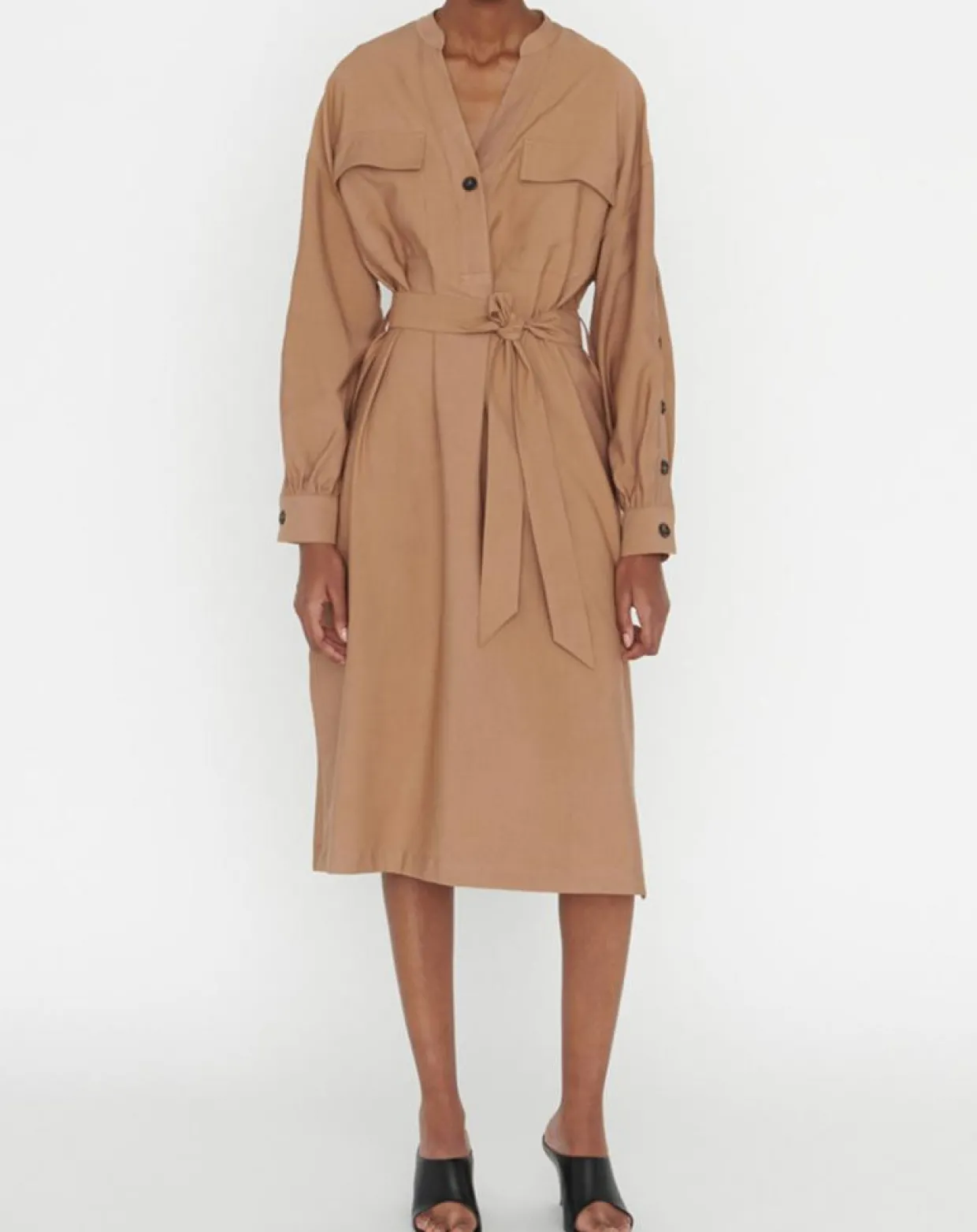Femme Zapa Robes^Robe Retala havane
