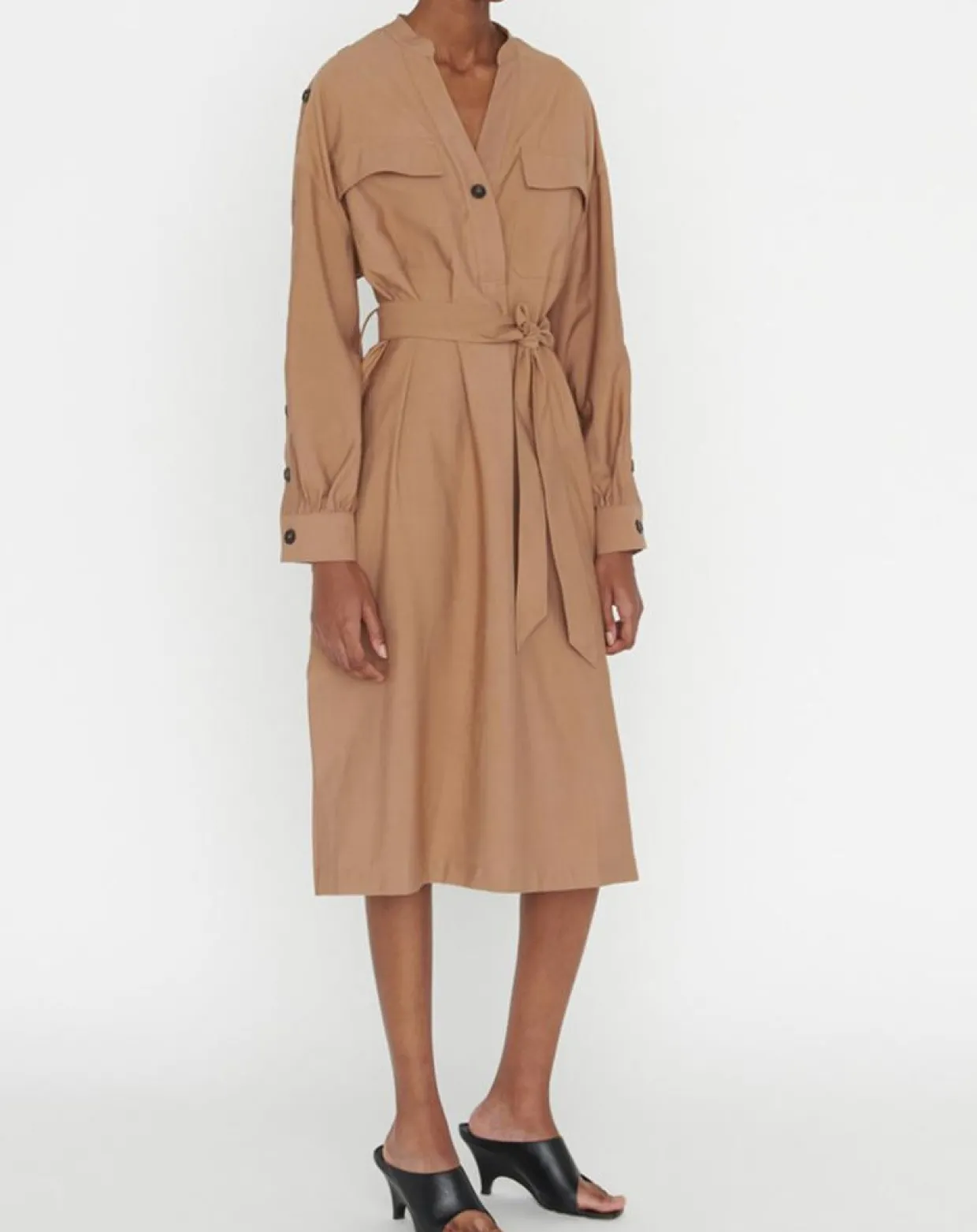 Femme Zapa Robes^Robe Retala havane