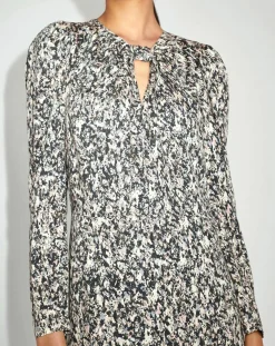 Robe Riagan imprimée noire-Zapa Outlet