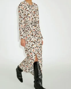 Robe Richie imprimée multicolore-Zapa Clearance