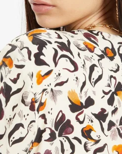 Robe Richie imprimée multicolore-Zapa Clearance