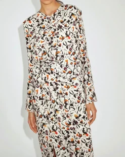 Robe Richie imprimée multicolore-Zapa Clearance