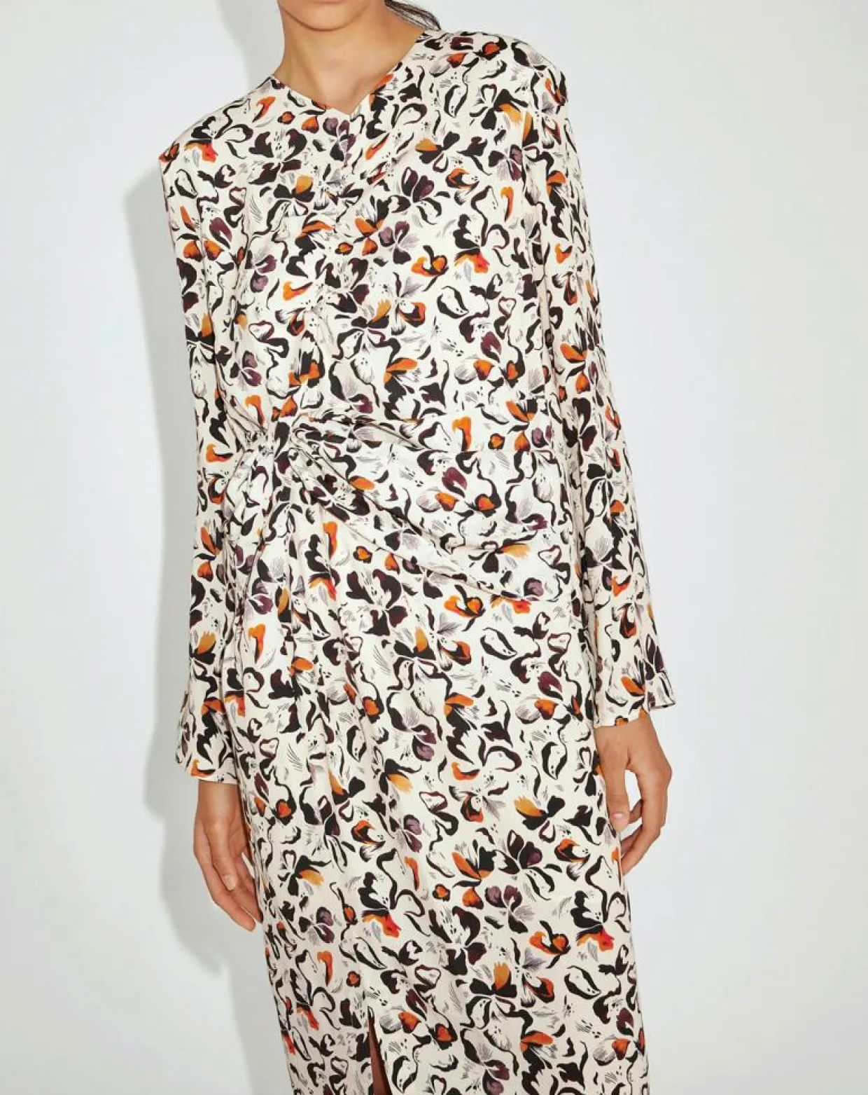 Robe Richie imprimée multicolore-Zapa Clearance