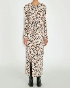 Robe Richie imprimée multicolore-Zapa Clearance