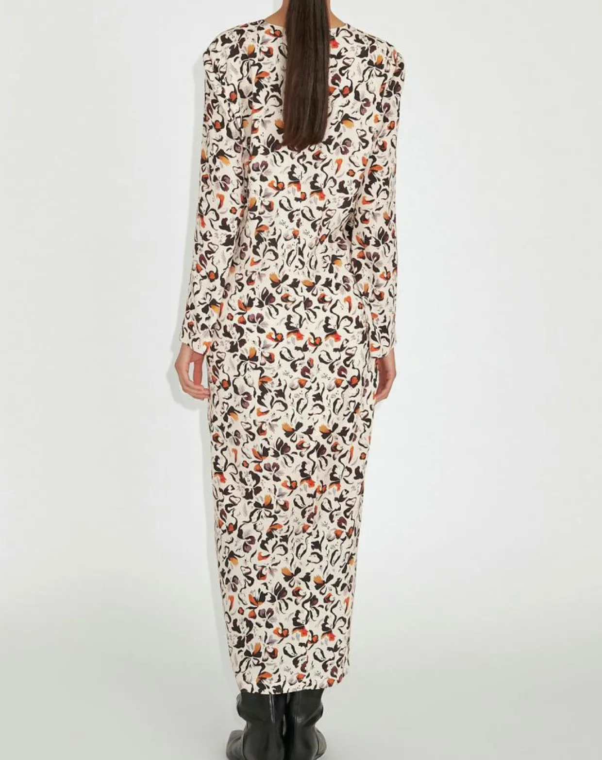 Robe Richie imprimée multicolore-Zapa Clearance