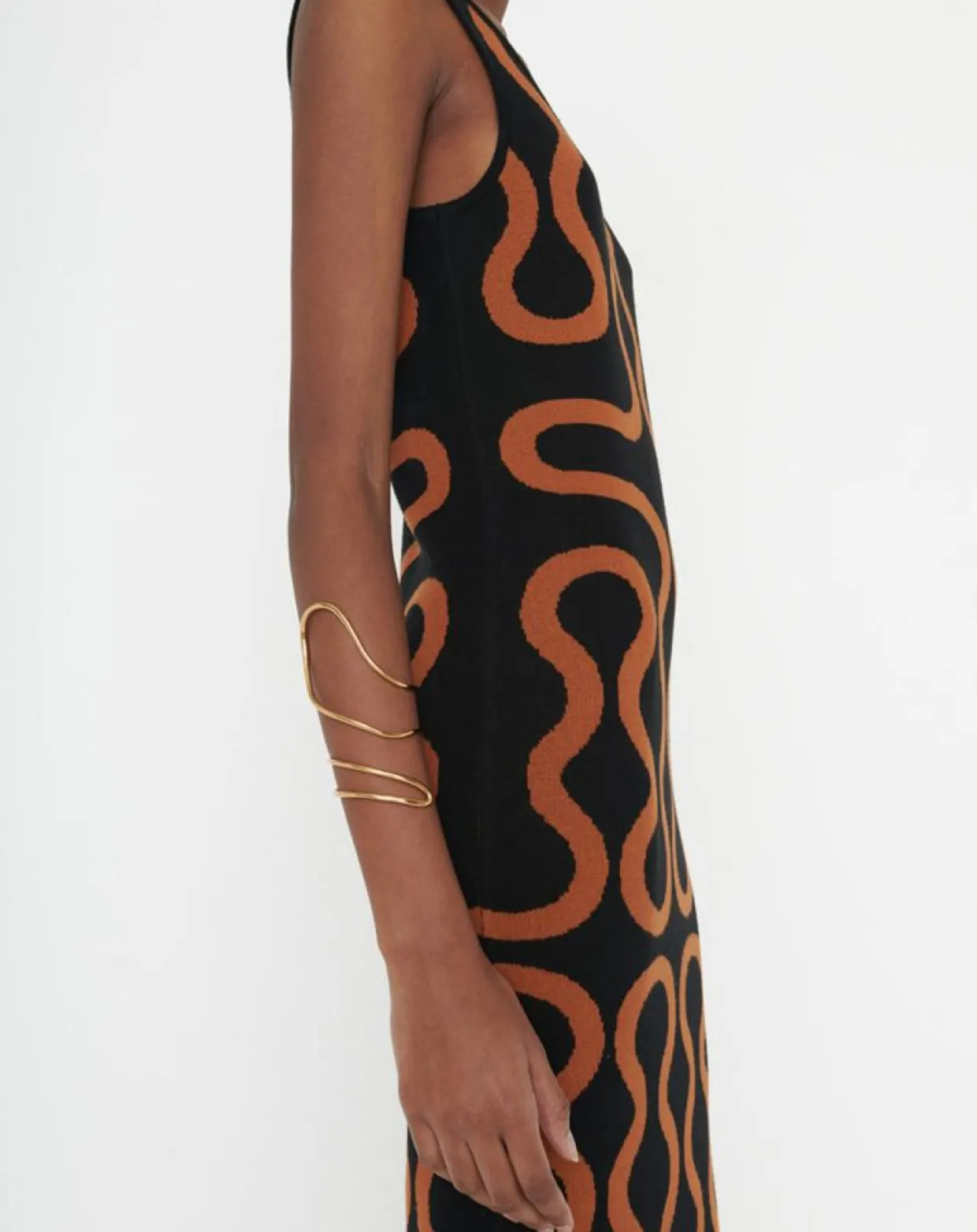 Femme Zapa Robes^Robe Ridley imprimée noir/marron