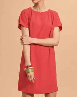 Femme Devernois Robes^Robe Risoula rose fuchsia