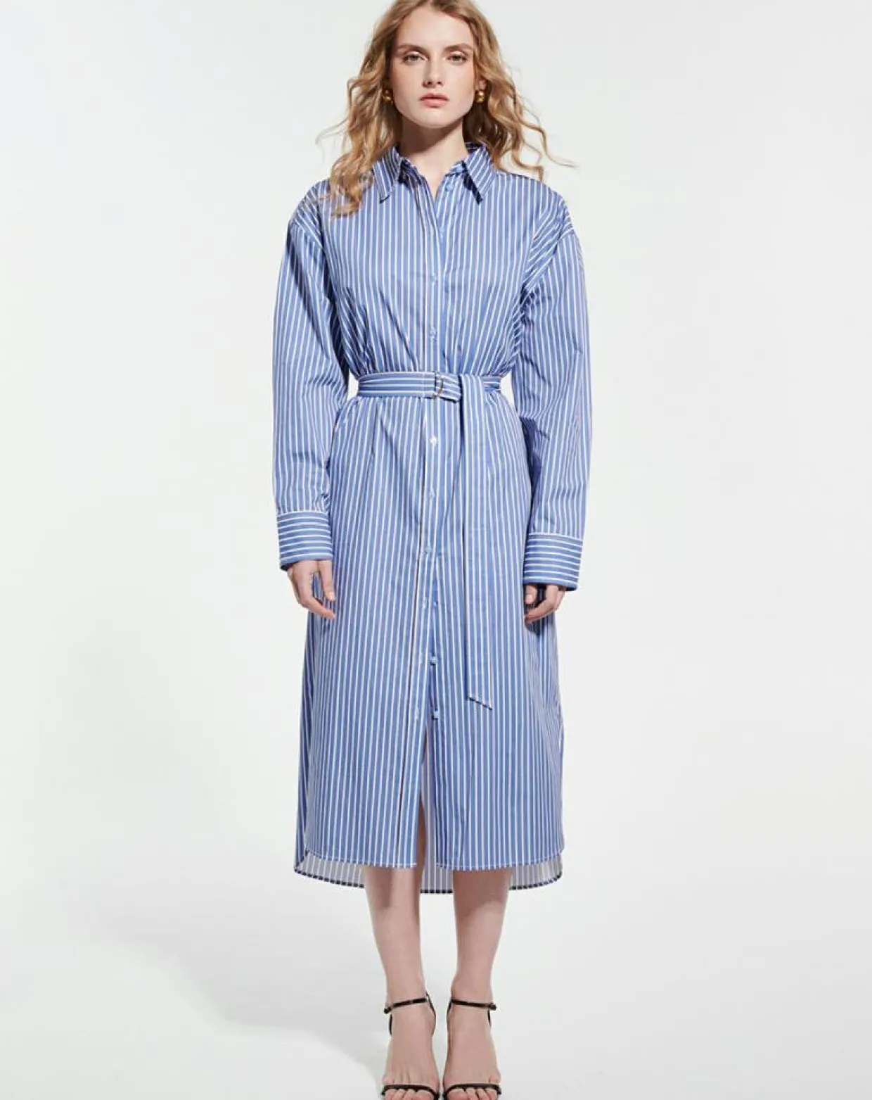 Robe Riverside rayures-Zapa Discount