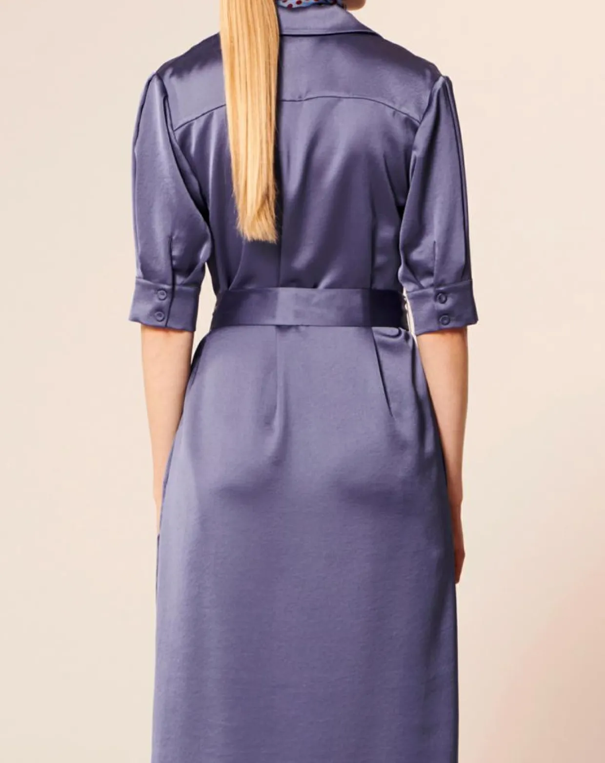 Femme Tara Jarmon Robes^Robe Rocha bleu violet