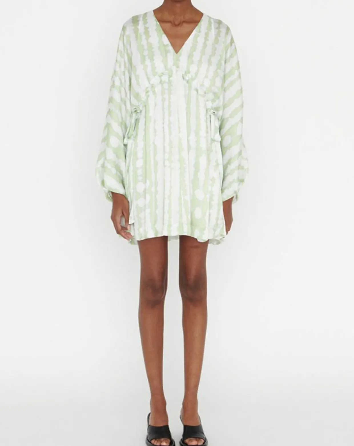 Femme Zapa Robes^Robe Rokhya imprimée vert päle