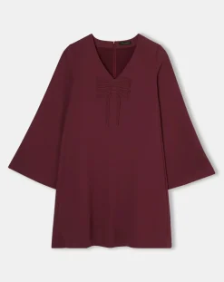 Femme Tara Jarmon Robes^Robe Rolie bordeaux